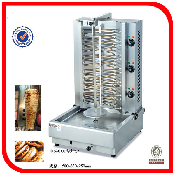 Machine a kebab shoarma vitrocéramique électrique - 80 kg alimentation -  triphasé ( 400 v ) - Sofraca - Machines à Kebab - référence 32084N -  Stock-Direct CHR